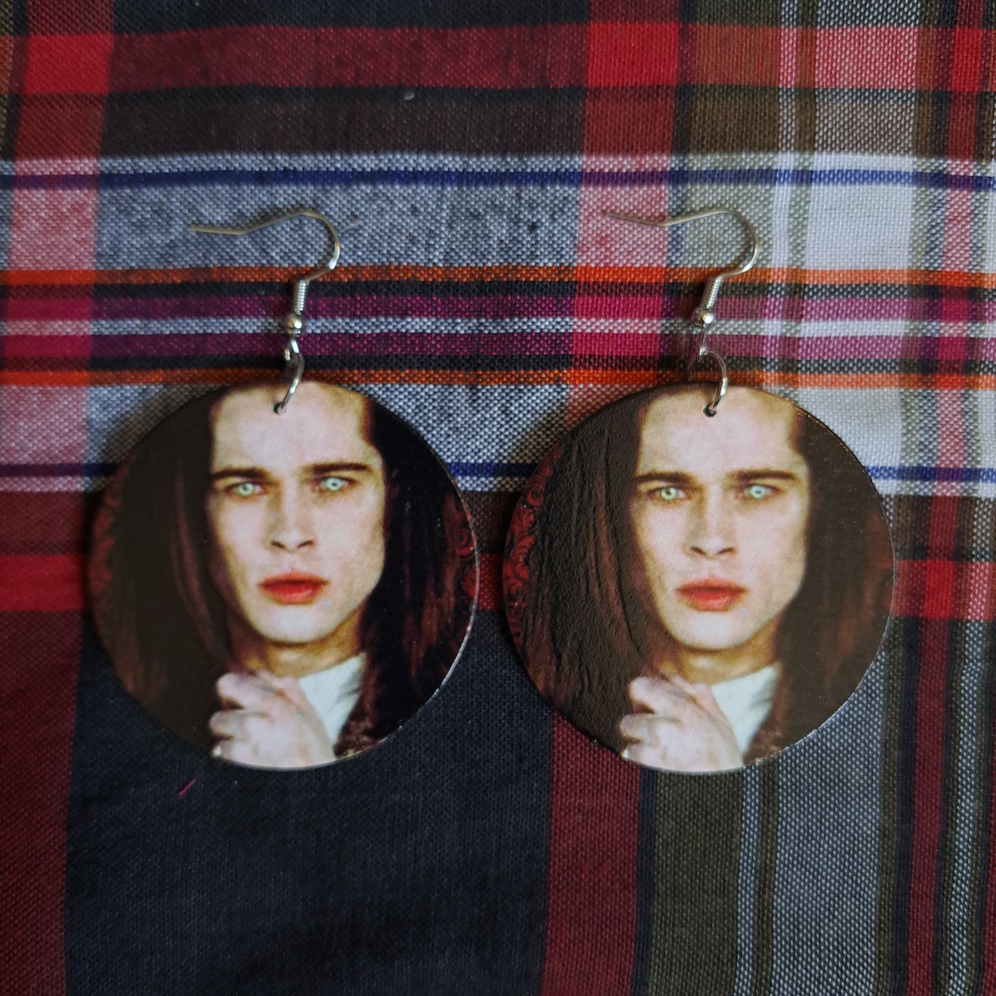 Louis Earrings, Interview with a Vampire, double sided, goth