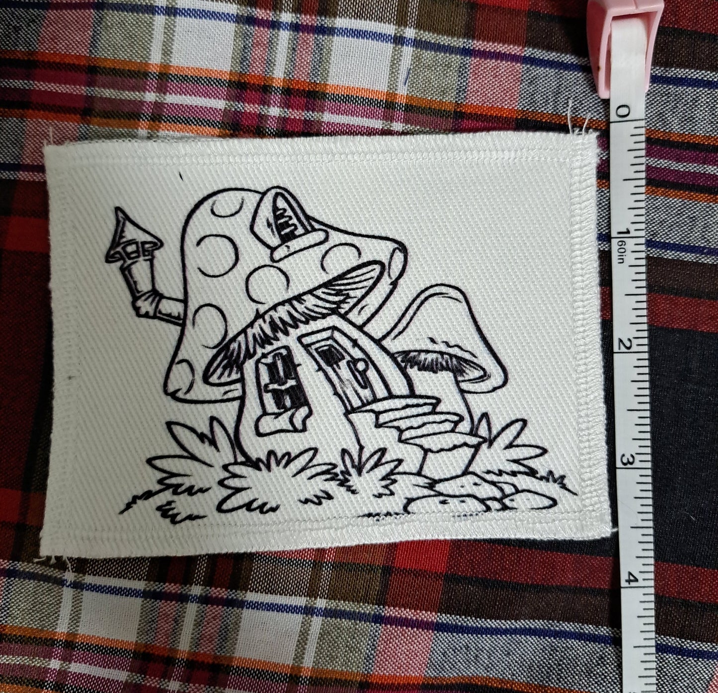 Smurf's coloring book patch, 80s cartoon