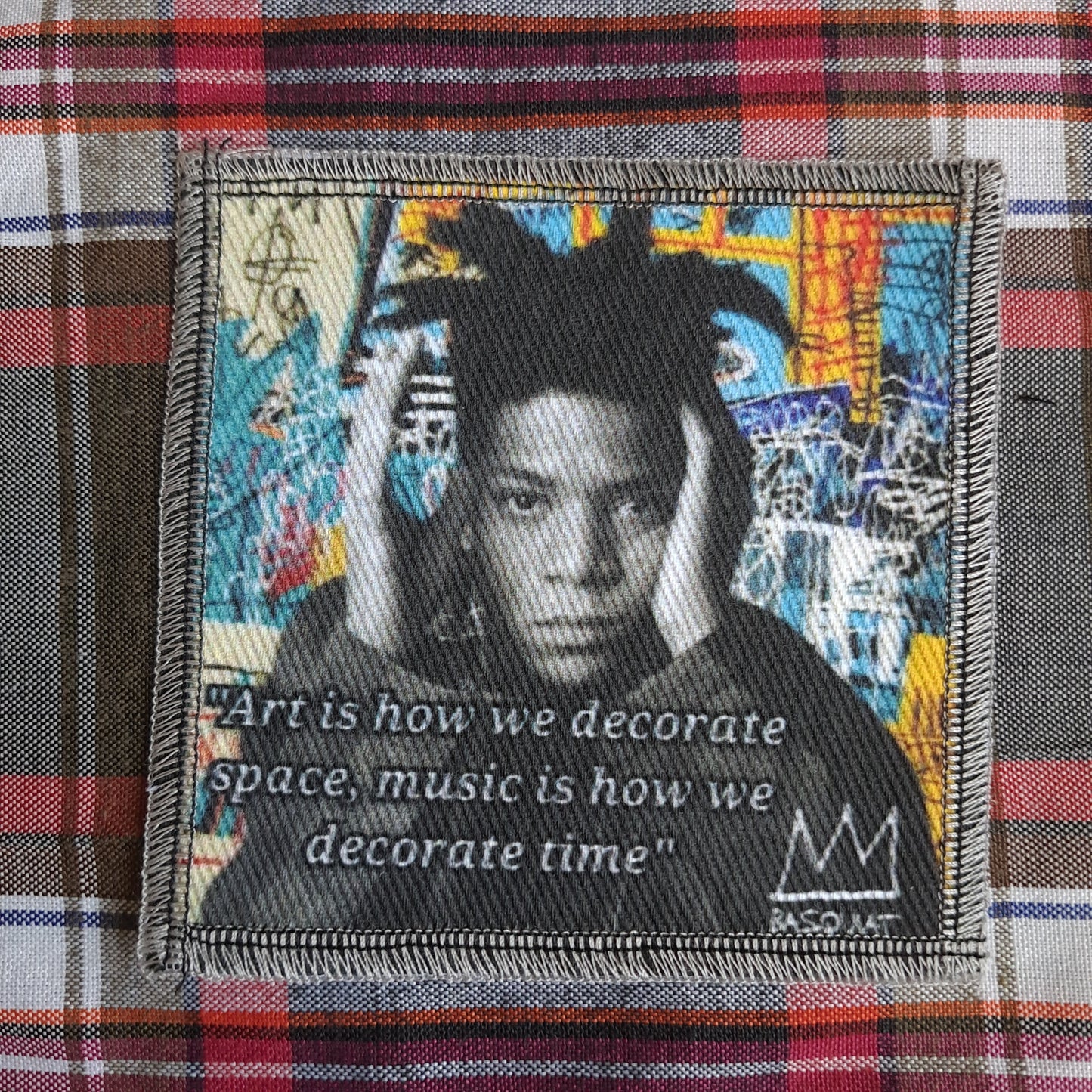 Basquiat patch, art