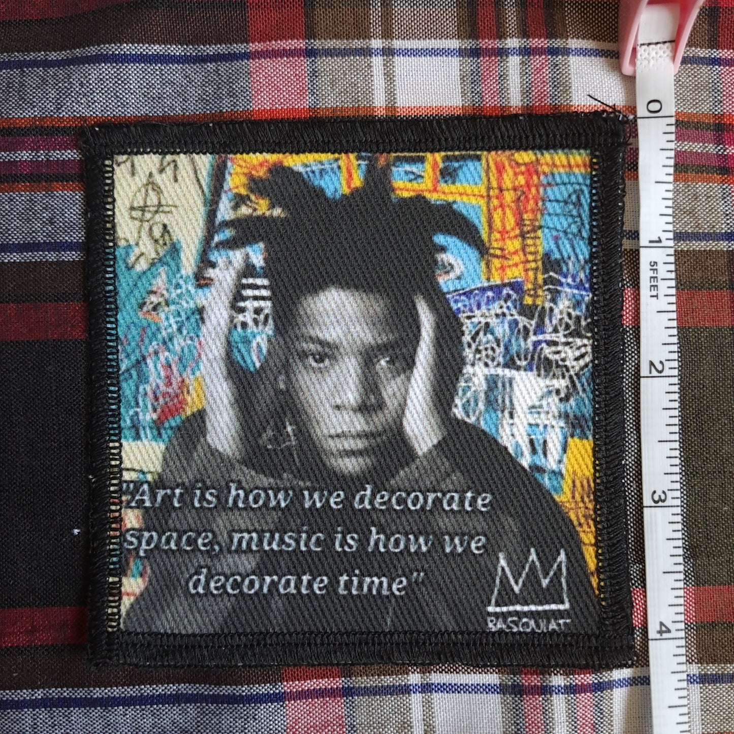 Basquiat patch, art