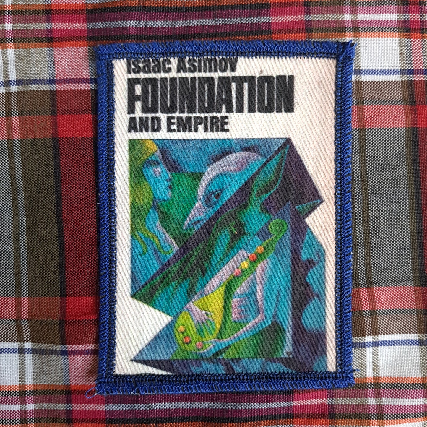 Isaac Asimov patch, book
