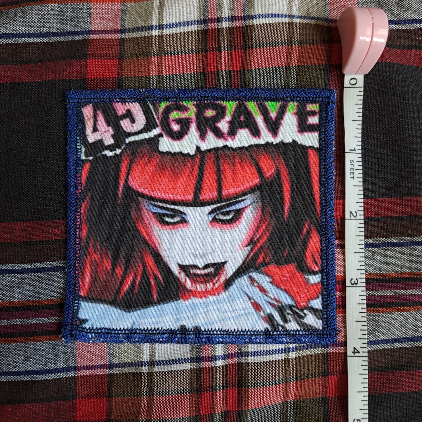 45 Grave patch, punk