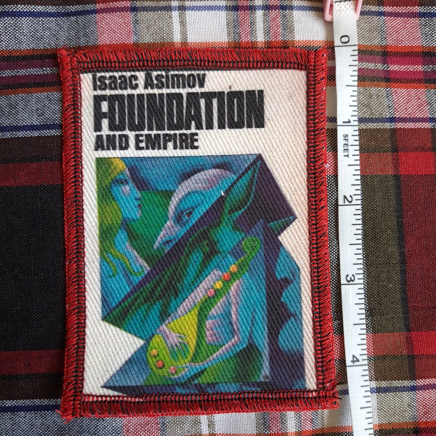 Isaac Asimov patch, book