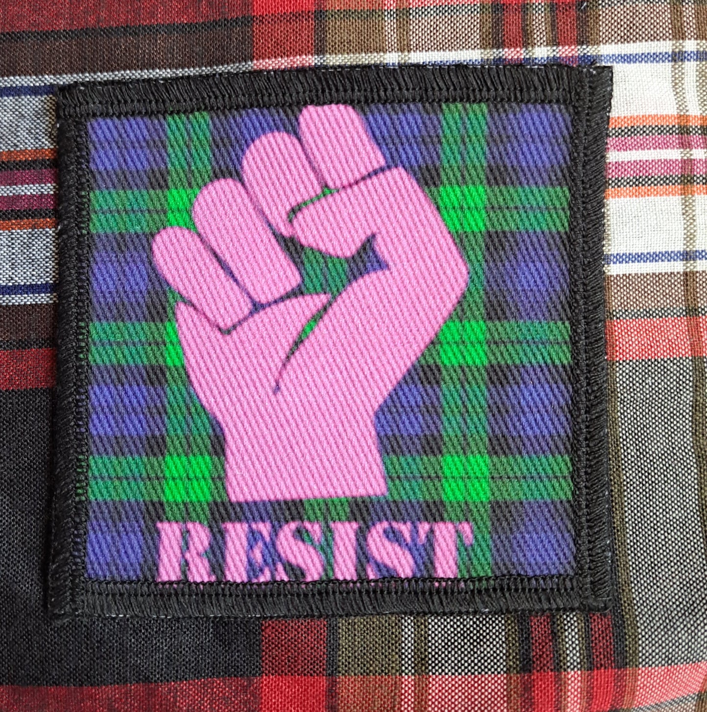 RESIST patch, punk