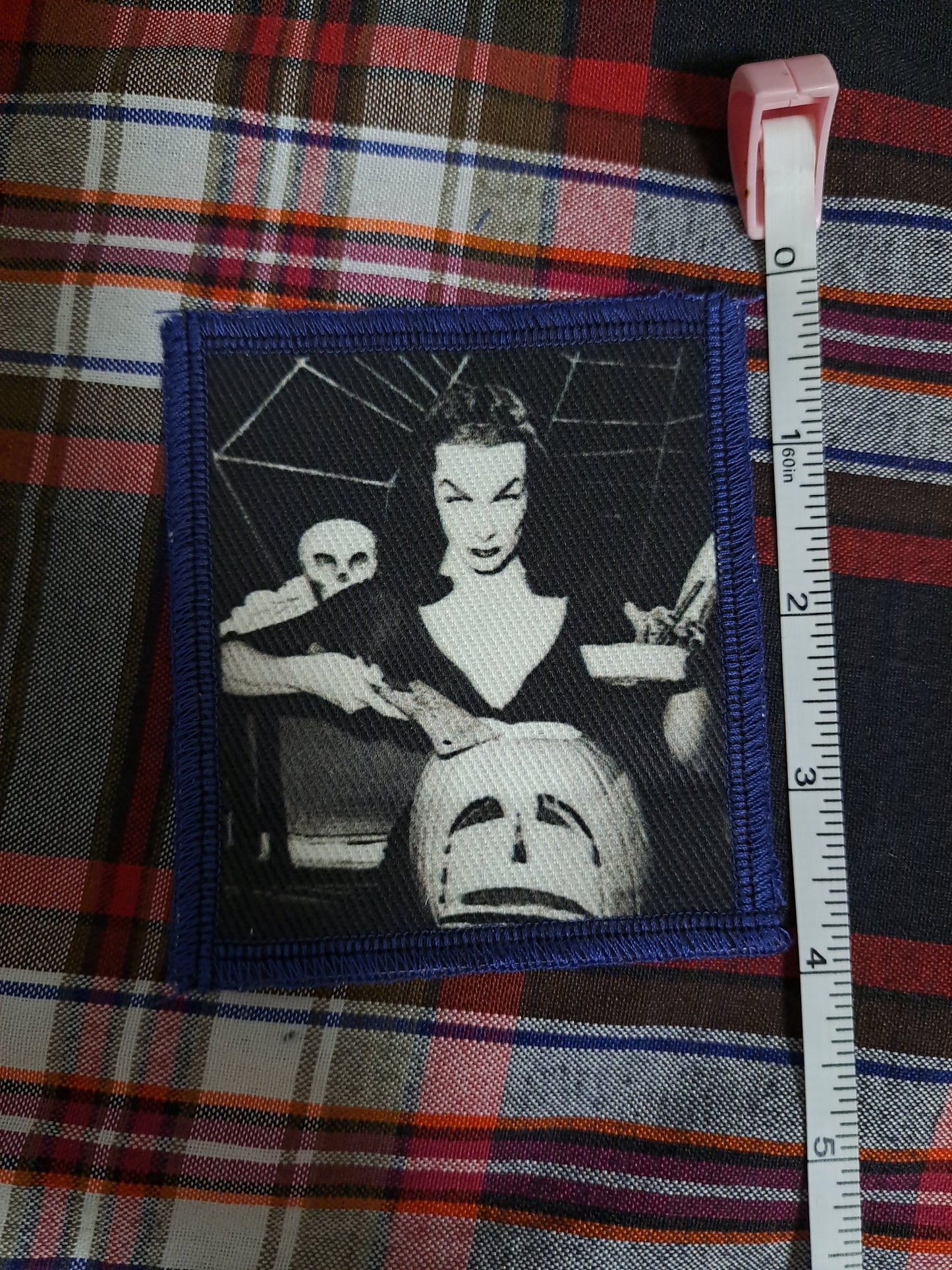 Vampira patch, goth, horror