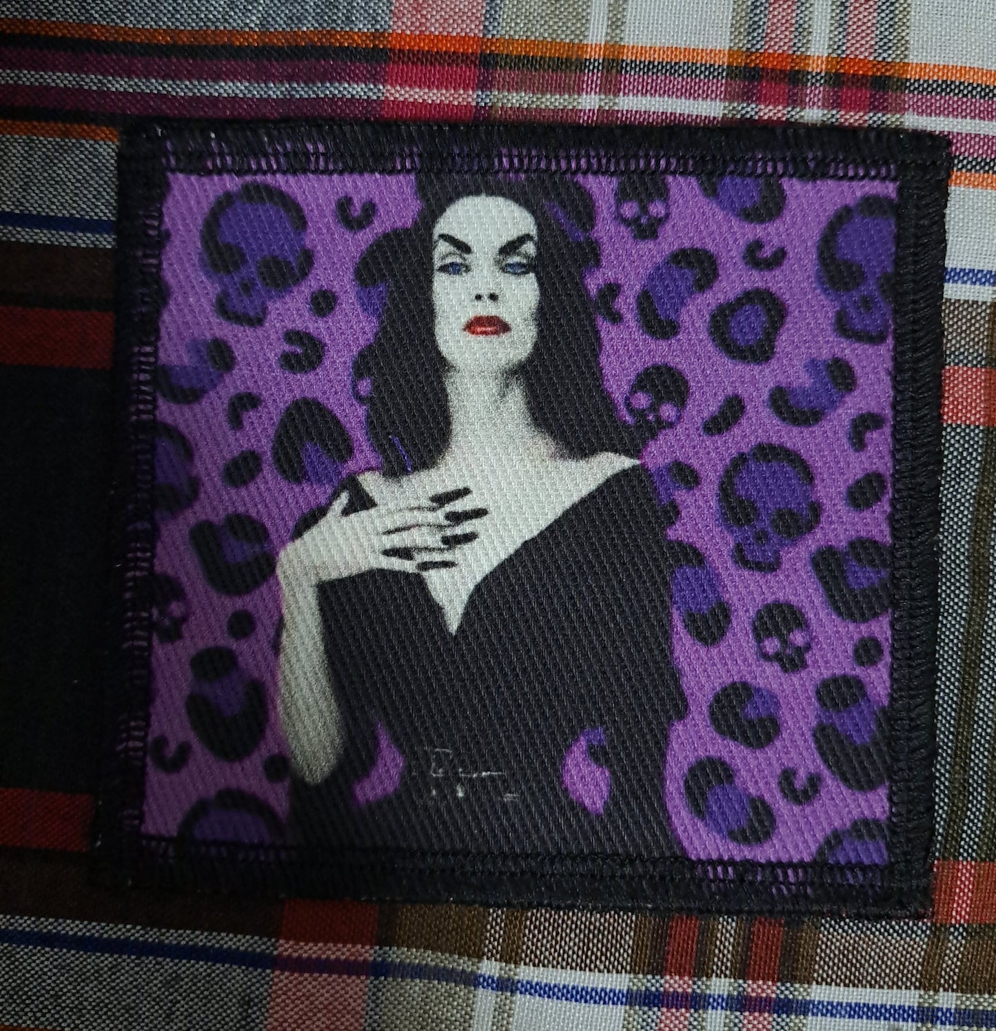 Vampira patch, goth, horror