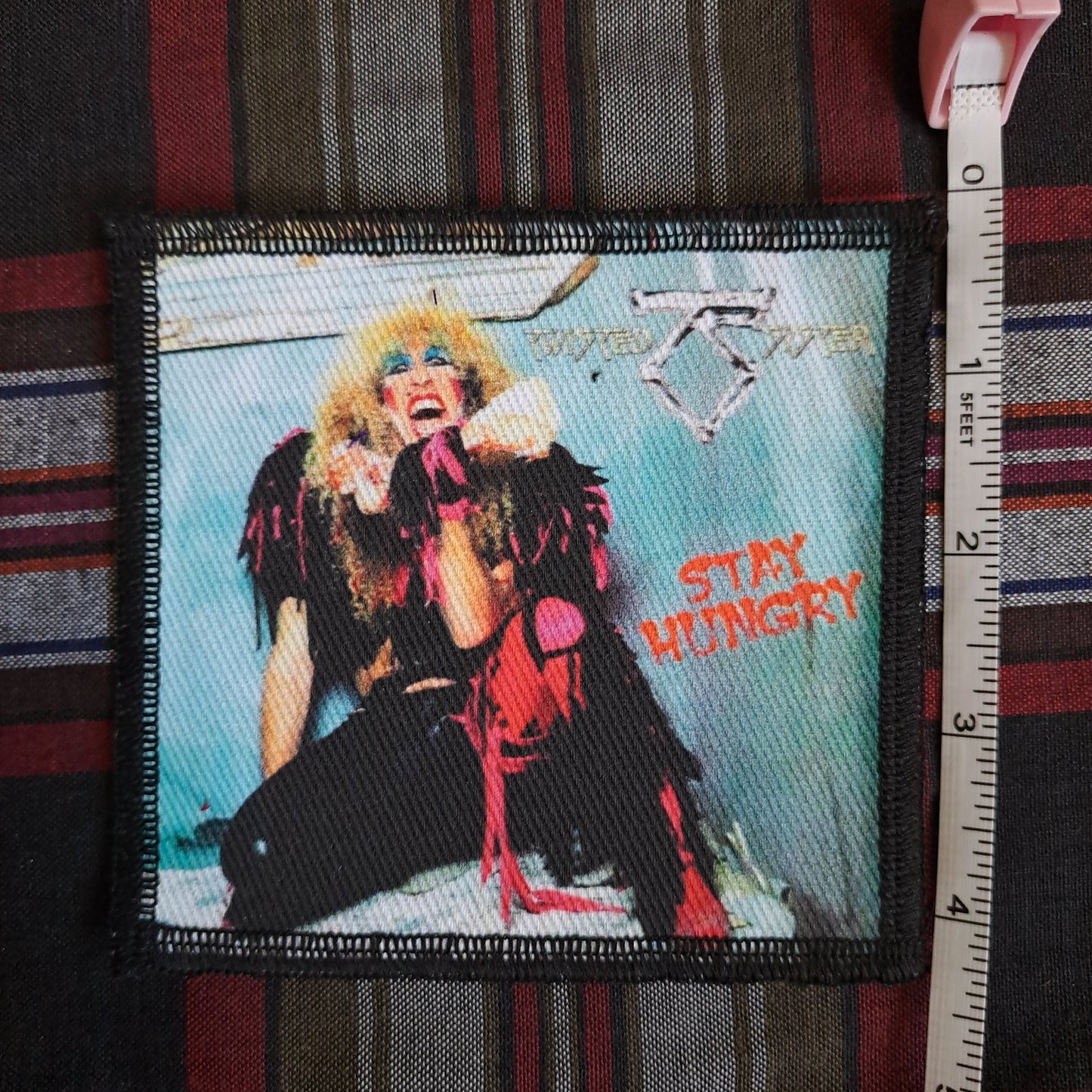 Twisted Sister patch, metal