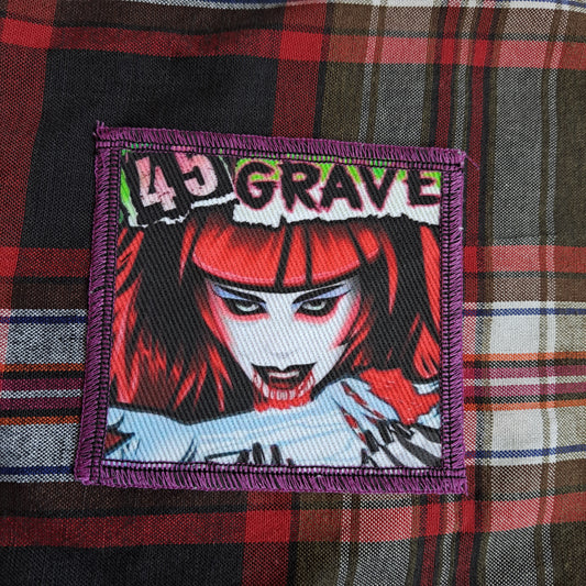 45 Grave patch, punk