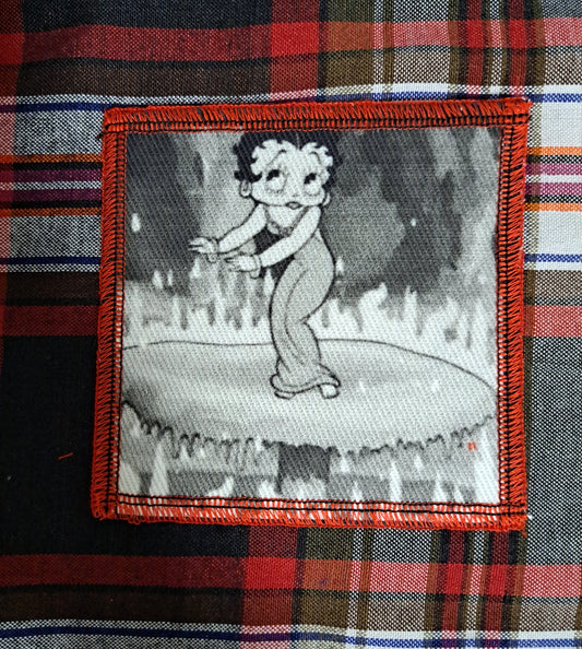 Betty Boop patch, cartoon
