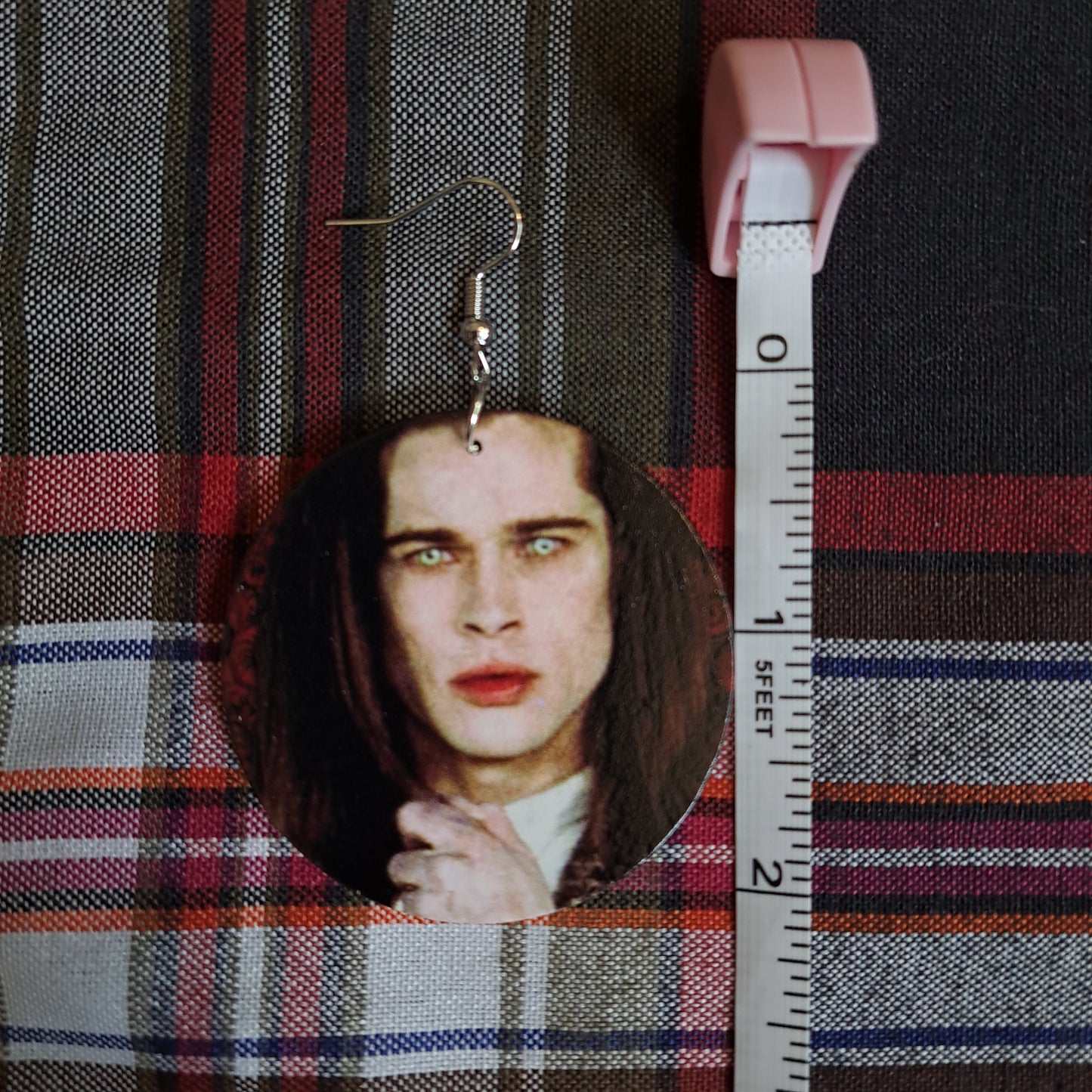 Louis Earrings, Interview with a Vampire,  double sided, goth