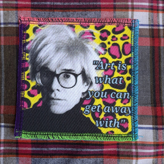 Andy Warhol patch, art