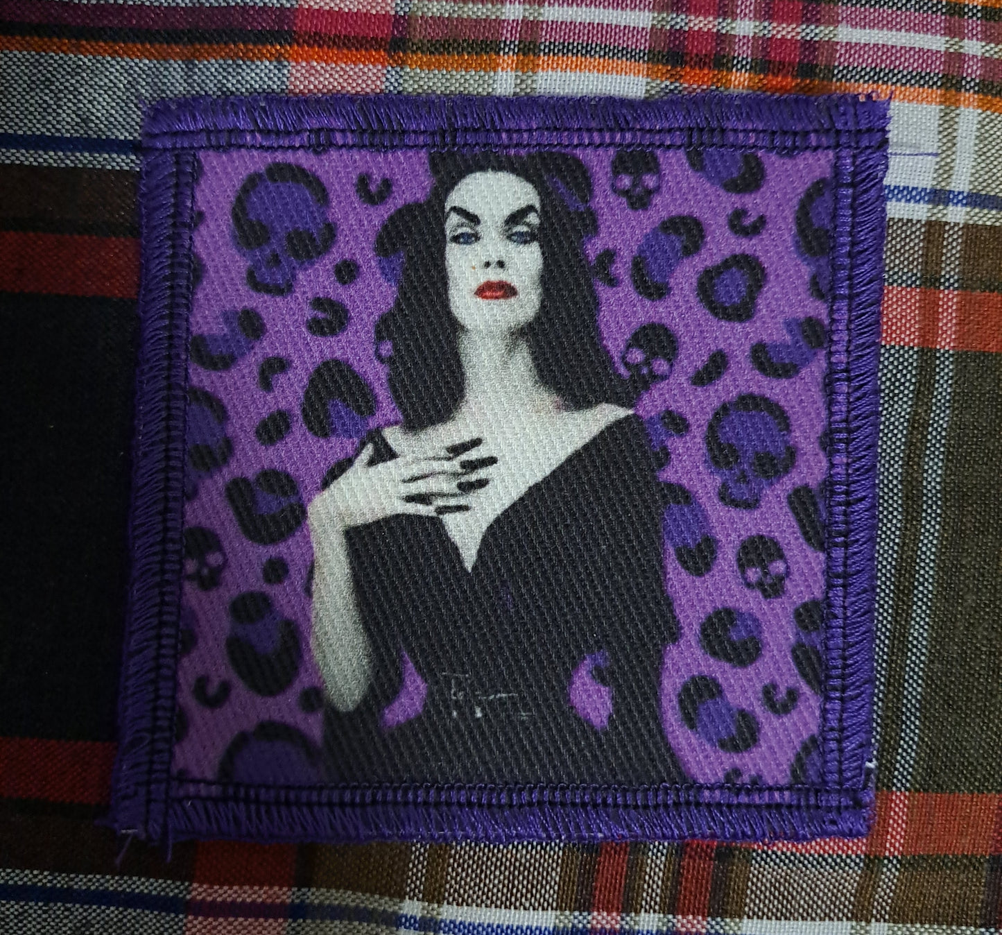 Vampira patch, goth, horror