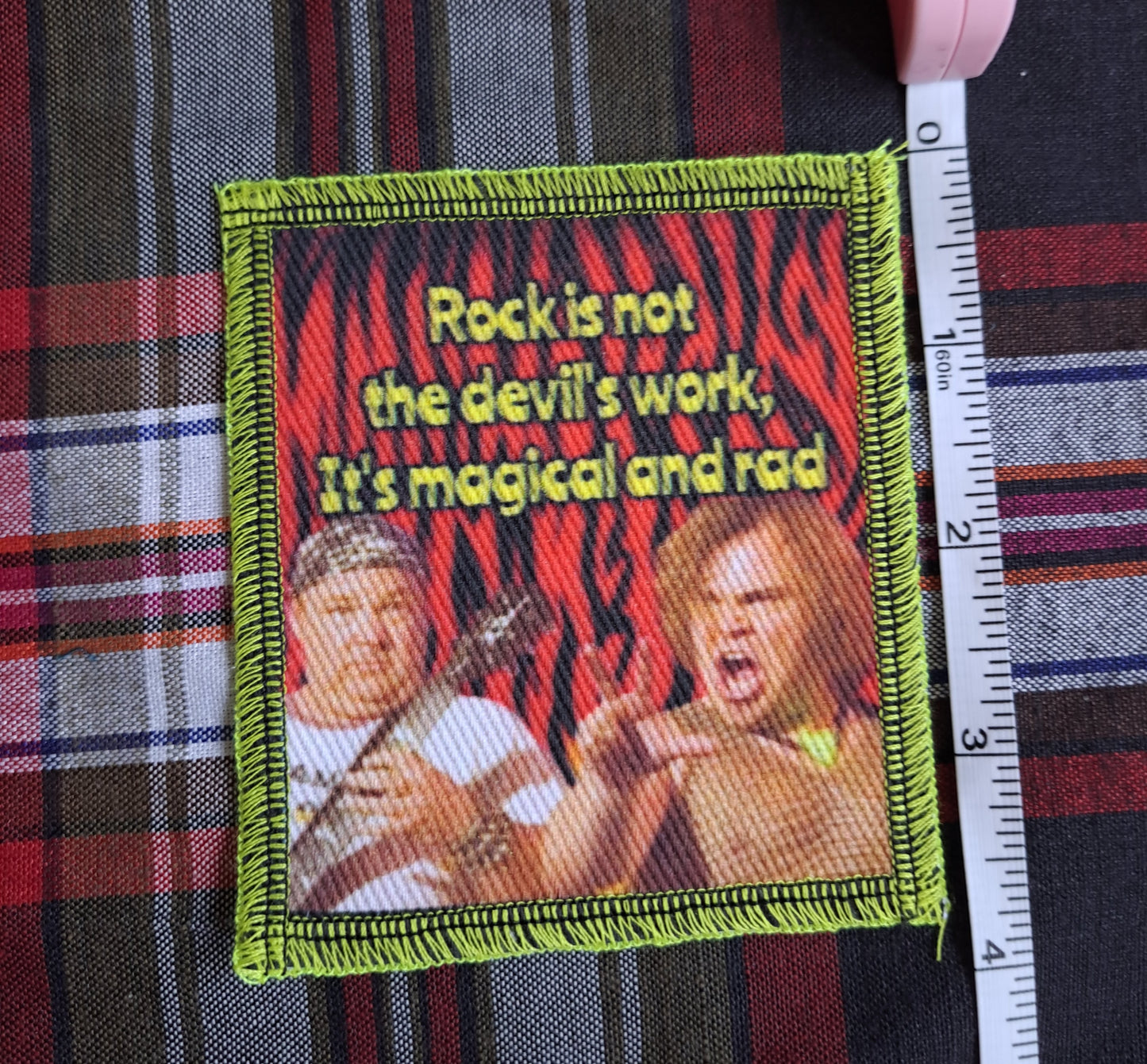 Tenacious D patch, punk