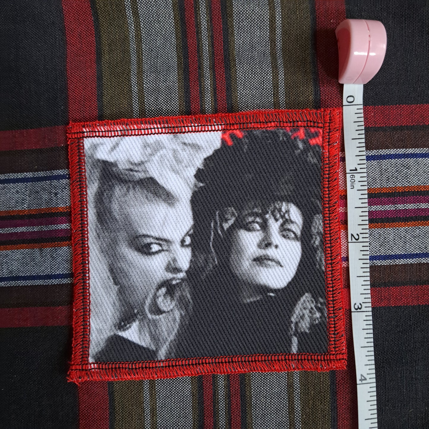 Nina Hagen and Lene Lovich patch, punk, goth