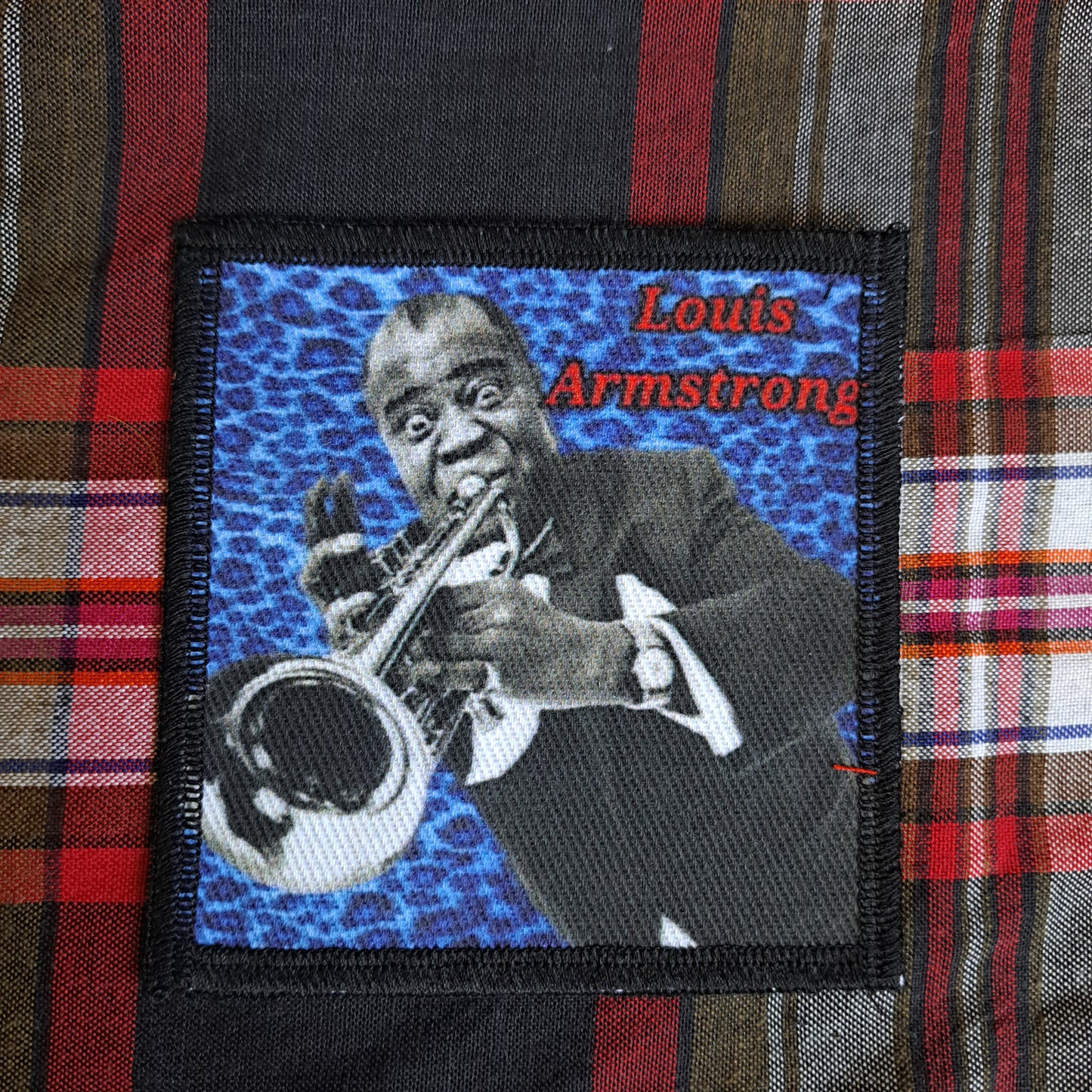 Louis Armstrong patch, jazz