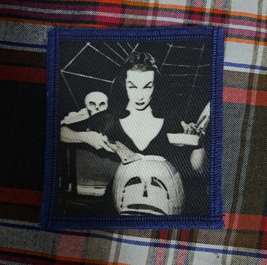 Vampira patch, goth, horror