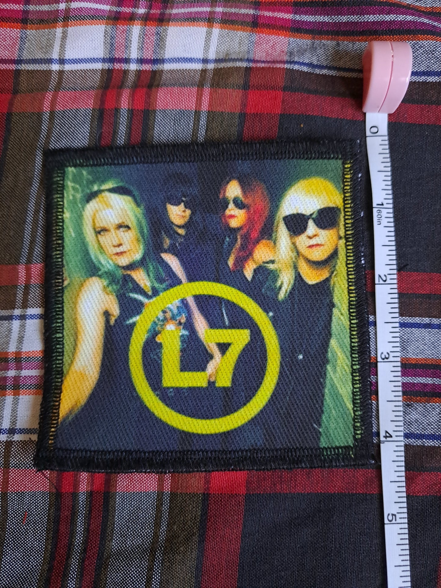 L7 patch, punk