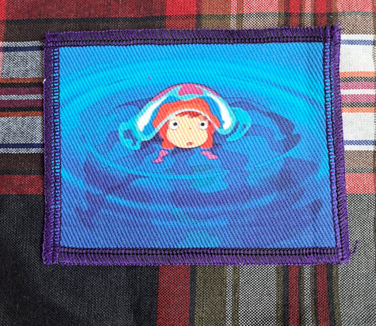 Ponyo patch, cartoon