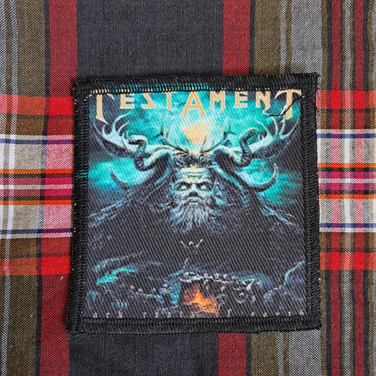 Testament patch, metal