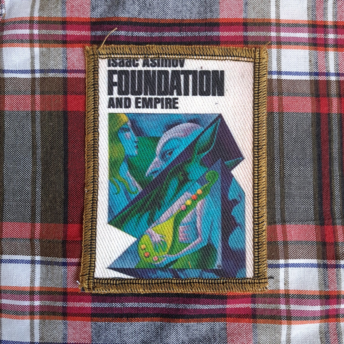 Isaac Asimov patch, book