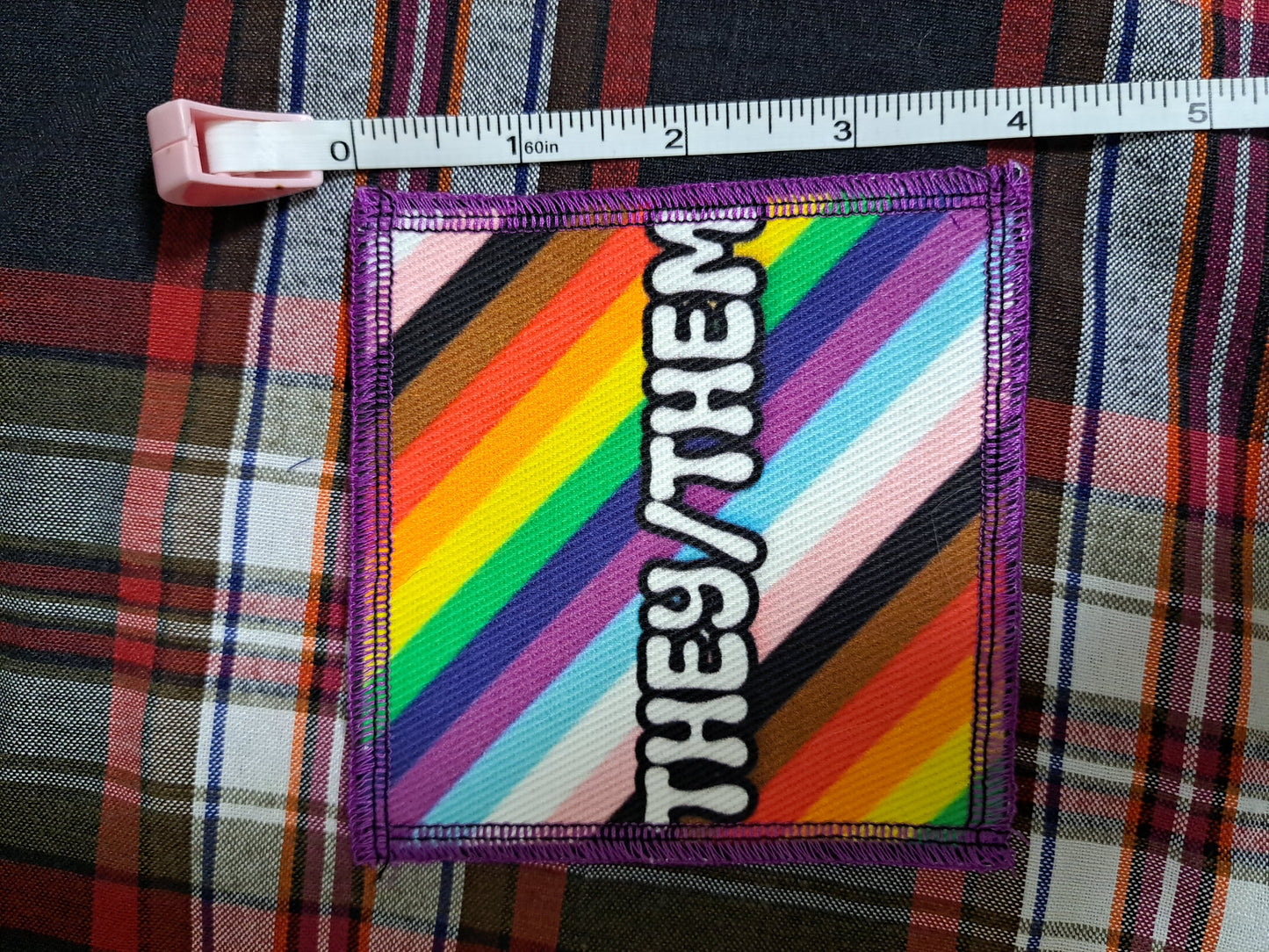 They/Them patch, pronouns