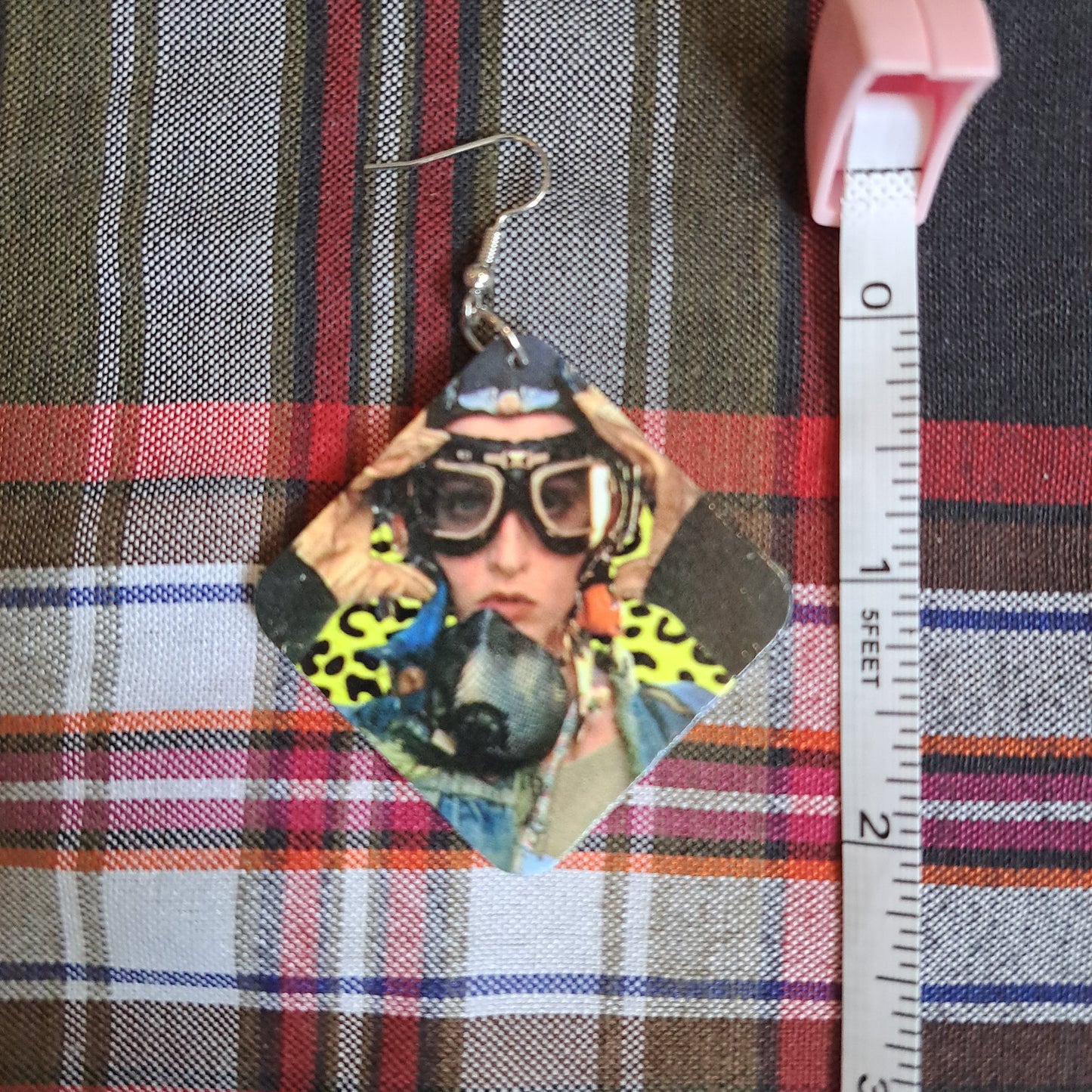 Tank Girl Earrings,  double sided, punk