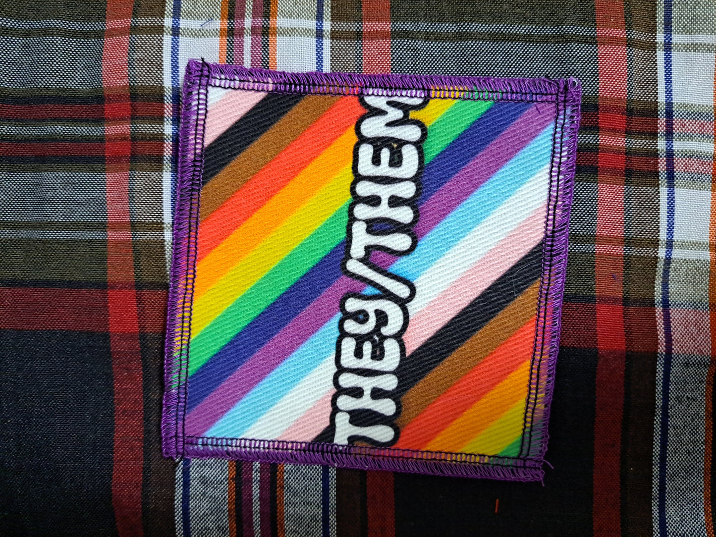 They/Them patch, pronouns