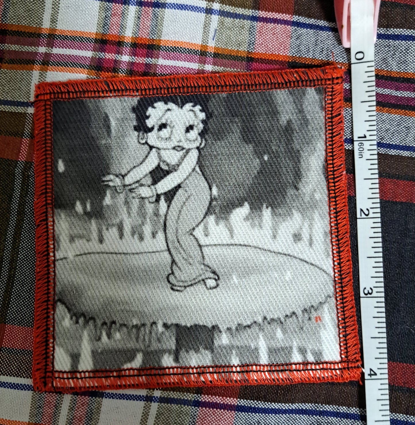Betty Boop patch, cartoon