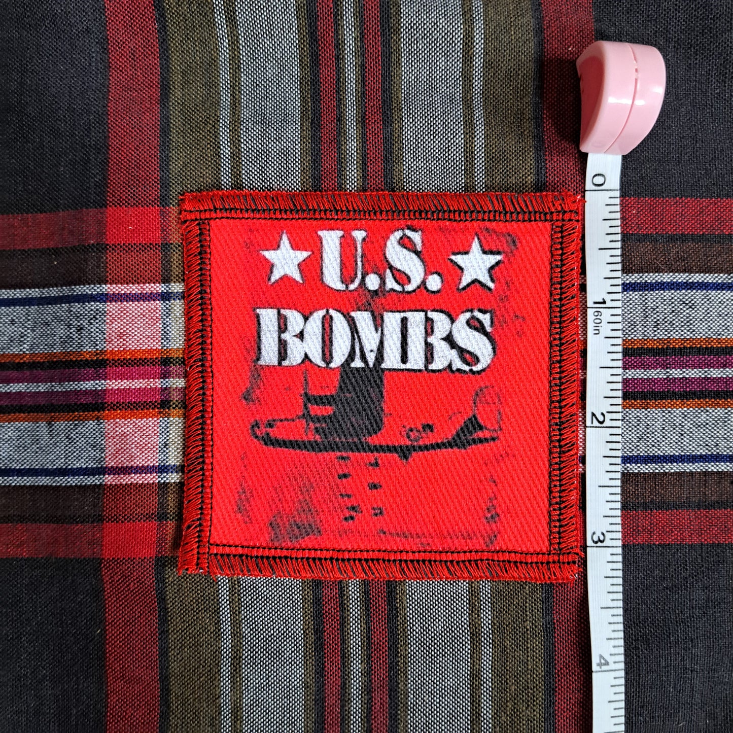 US Bombs patch, punk