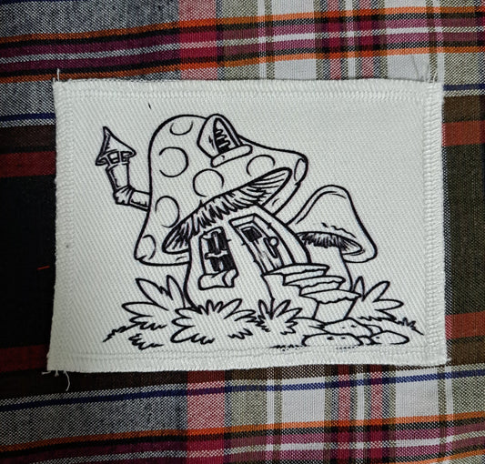 Smurf's coloring book patch, 80s cartoon