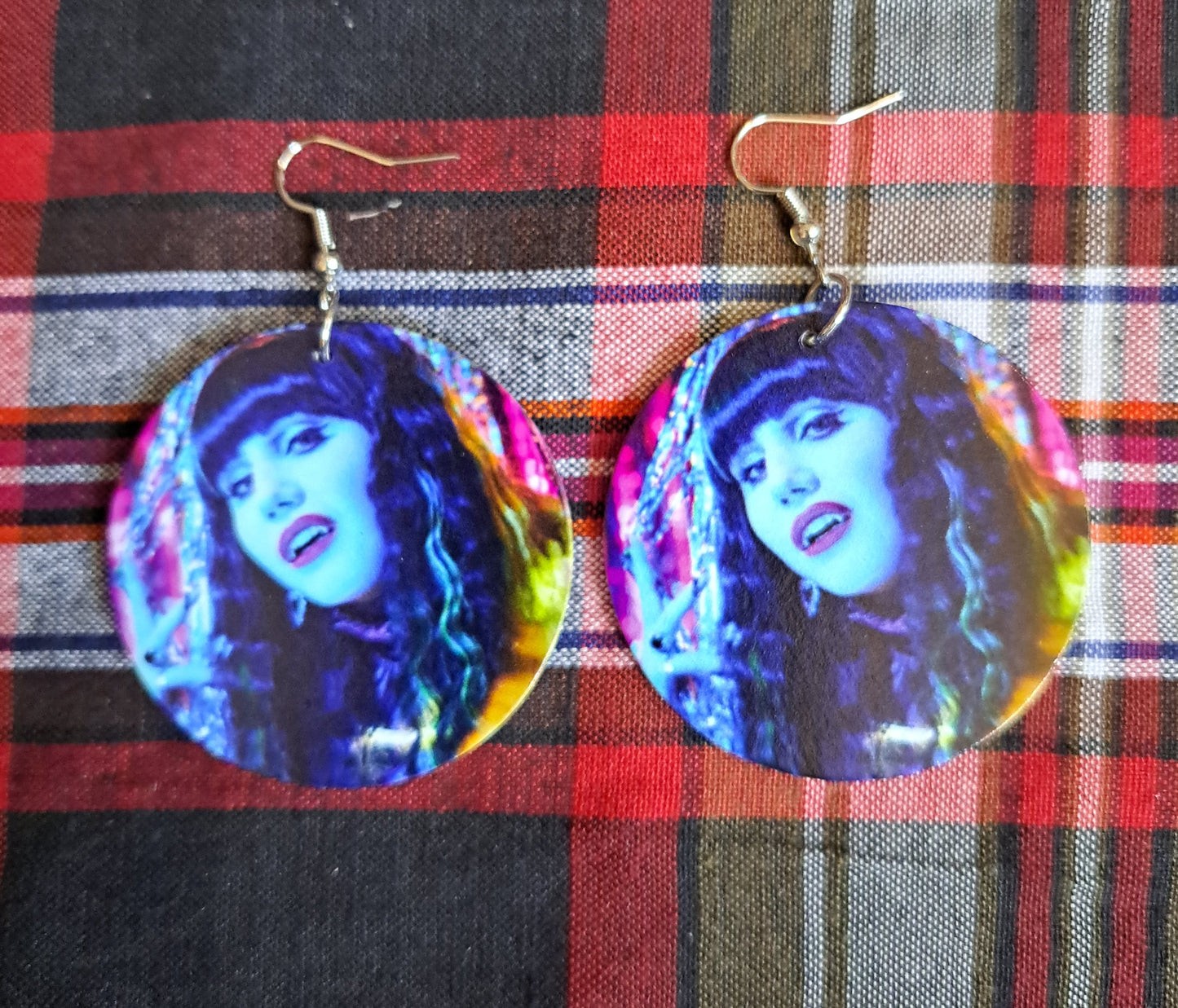 Nadja Earrings, What we do in the Shadows,  double sided, goth