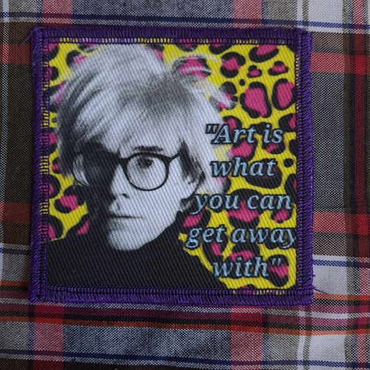 Andy Warhol patch, art