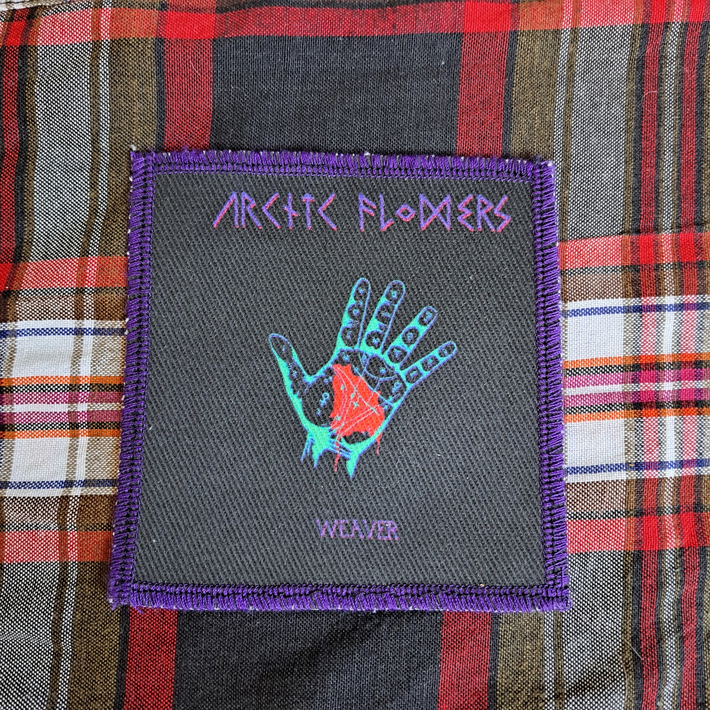 Arctic Flowers patch, punk