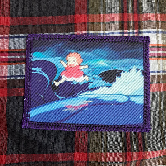 Ponyo patch, cartoon