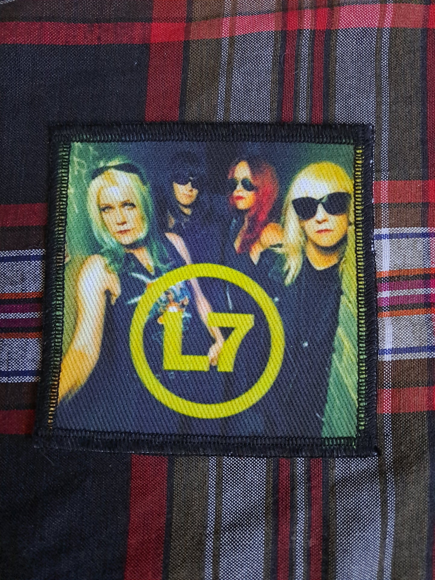 L7 patch, punk