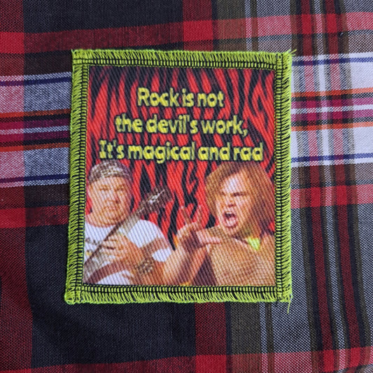 Tenacious D patch, punk