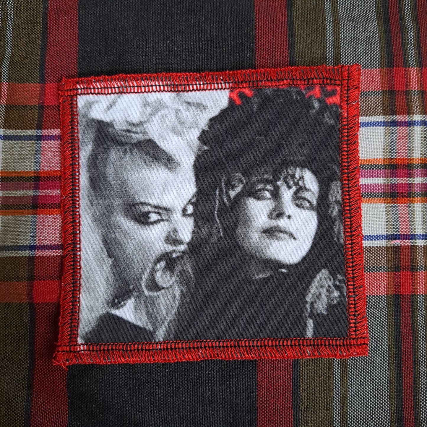 Nina Hagen and Lene Lovich patch, punk, goth