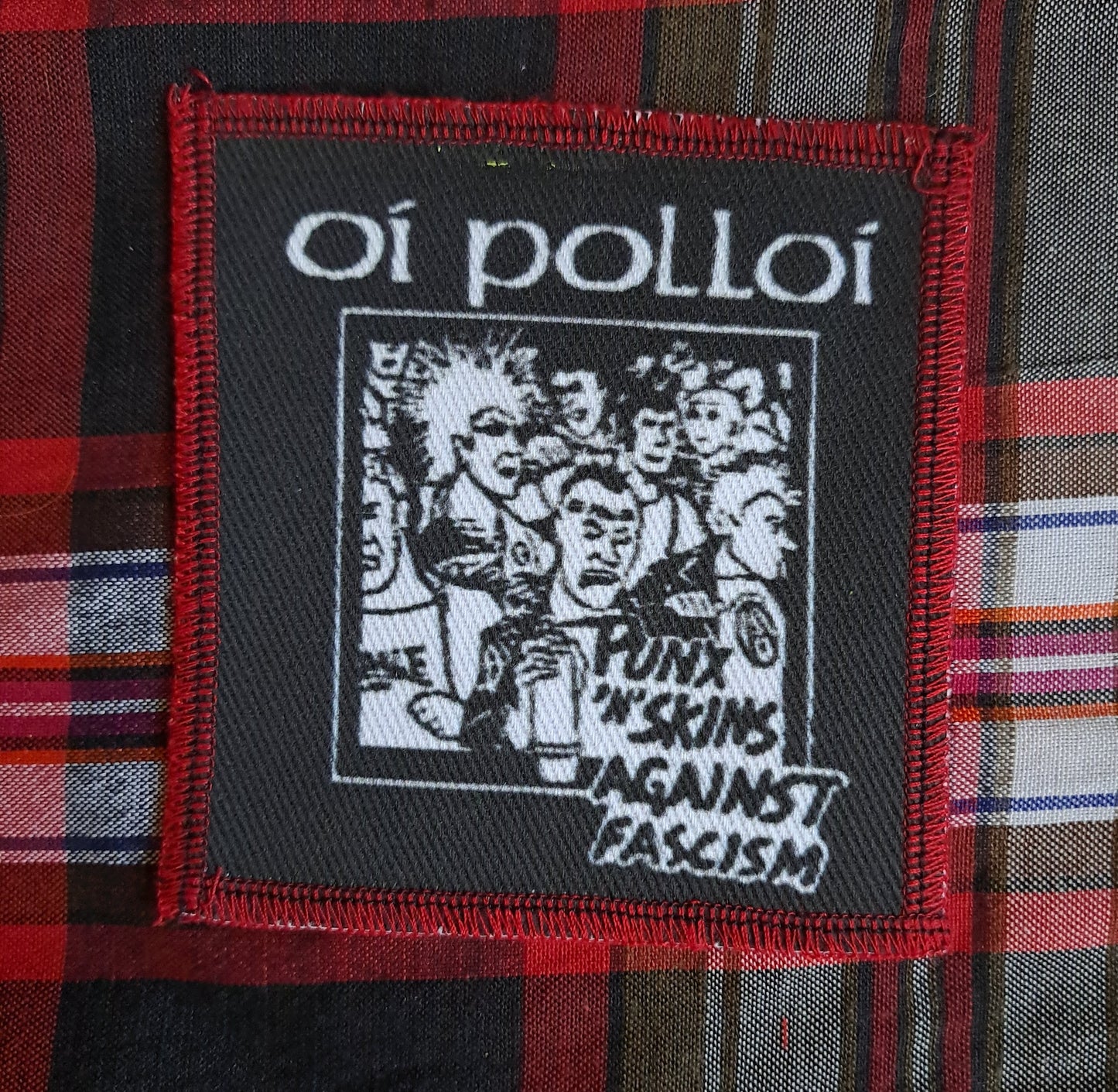 Oi Polloi patch, punk